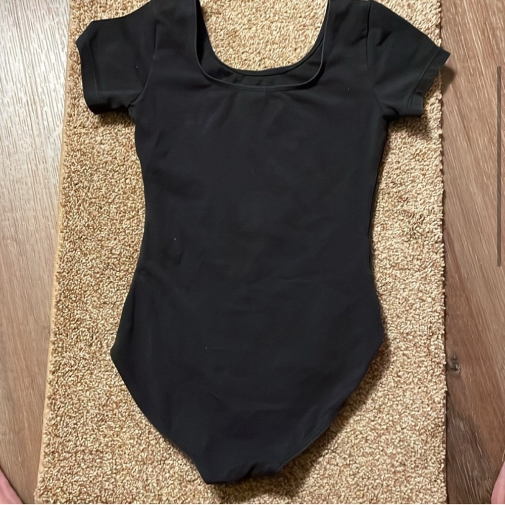 Bloch Dance Girls Dujour Microlux Short sleeve Leotard 8-10 - Picture 3 of 4